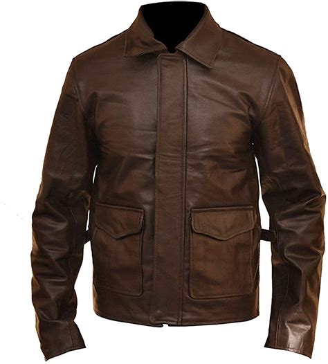 indiana jones style leather jacket